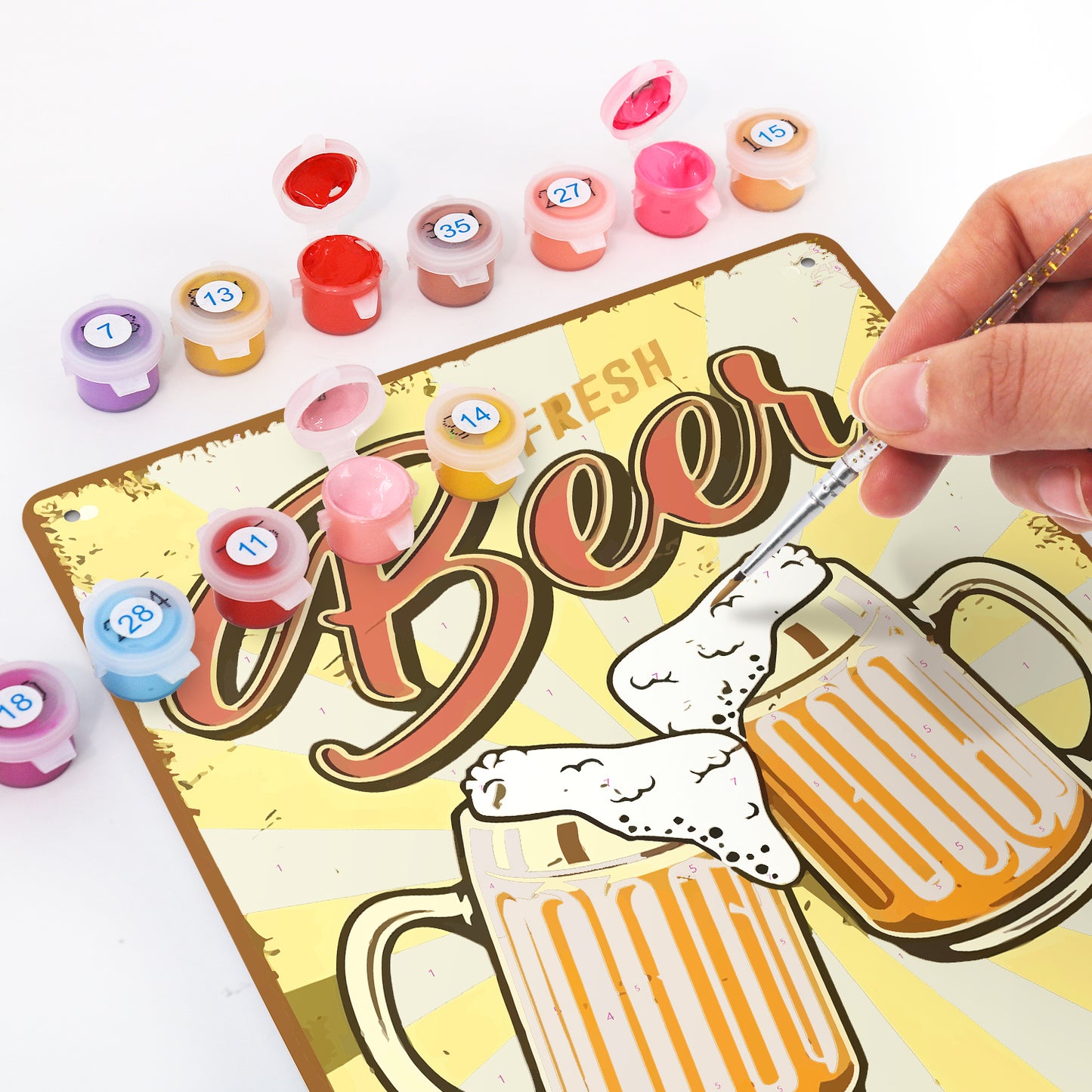 Best Beer - Metal Tin Sign Paint