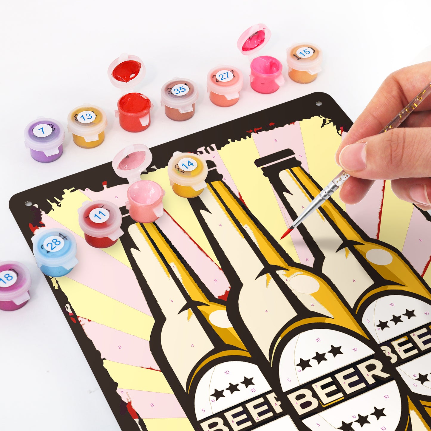 Premium Beer - Metal Tin Sign Paint