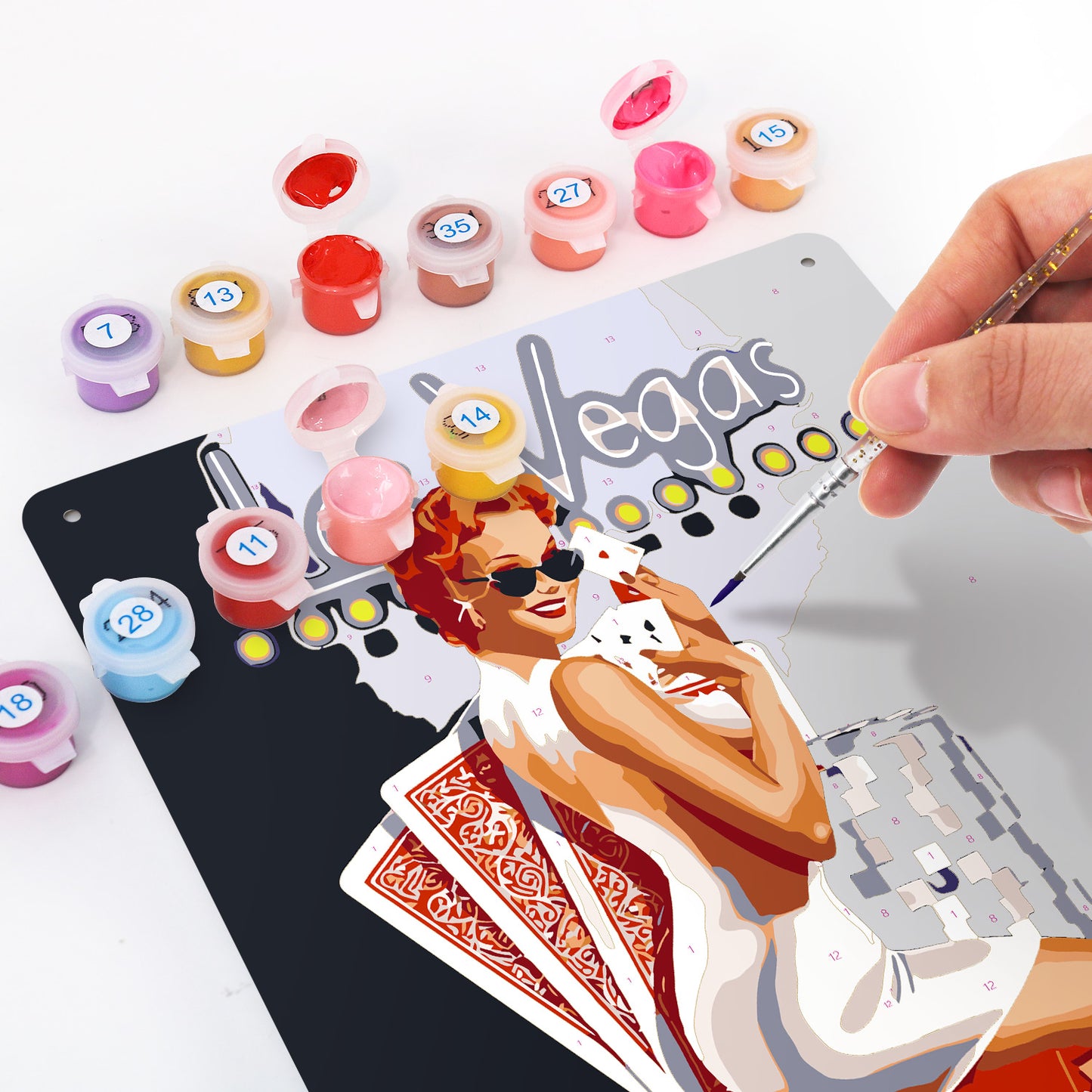 Miss Charm - Metal Tin Sign Paint