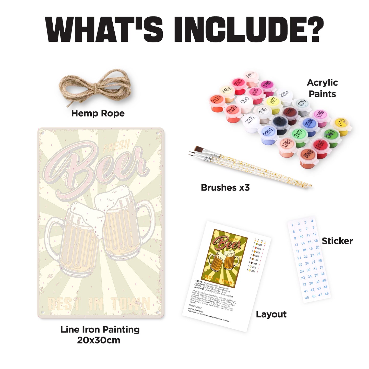 Best Beer - Metal Tin Sign Paint