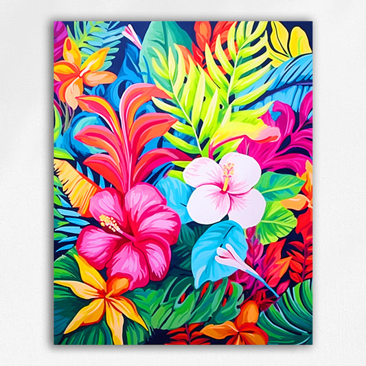 Colorful flowers by Maikoo™Paint by Numbers #23
