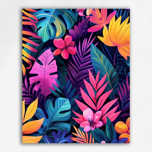 Colorful flowers by Maikoo™Paint by Numbers #31