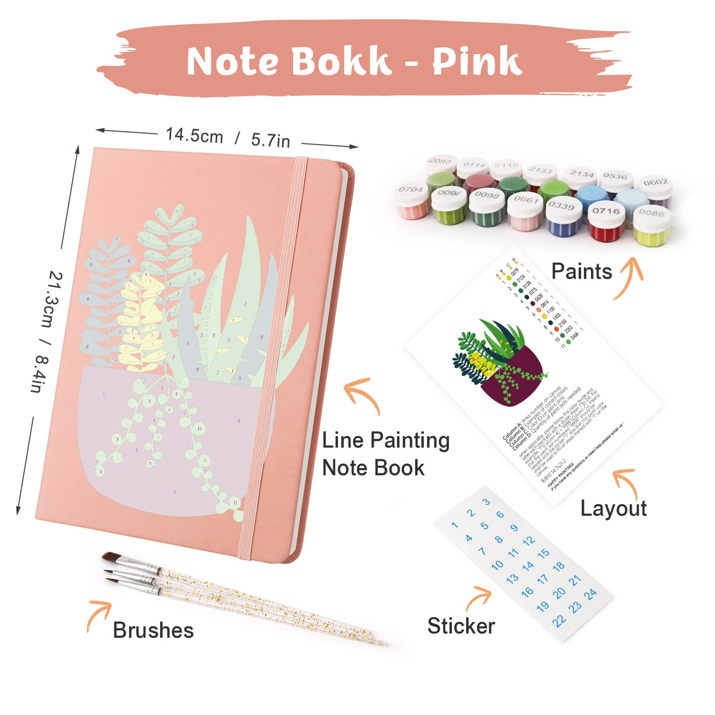 Foliage Plants PBN Notebook