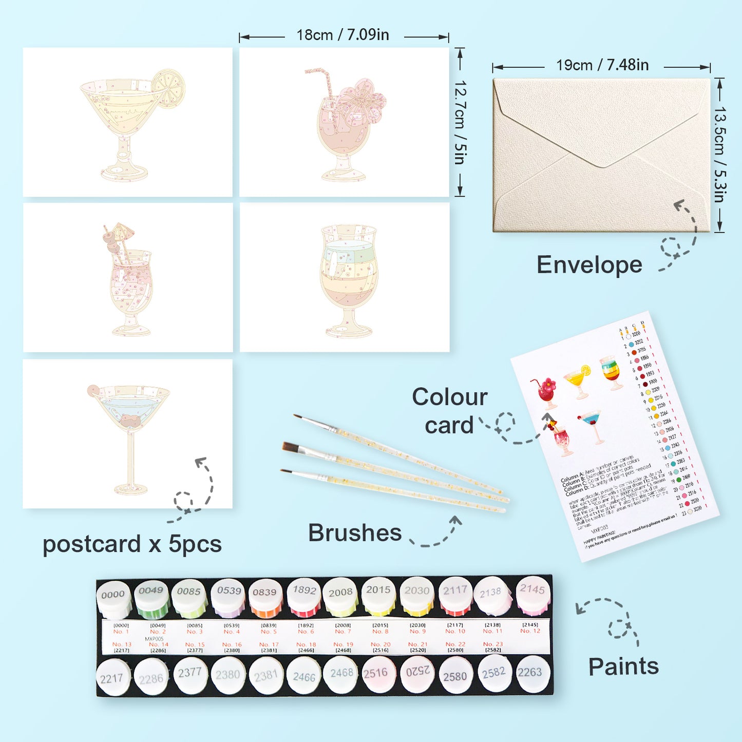 Juice PBN Poster Card