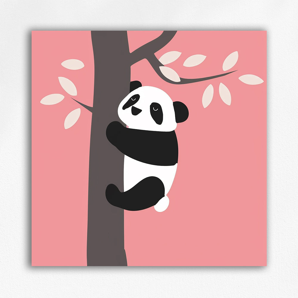 Panda Decompression Mini Paint by Number Kit