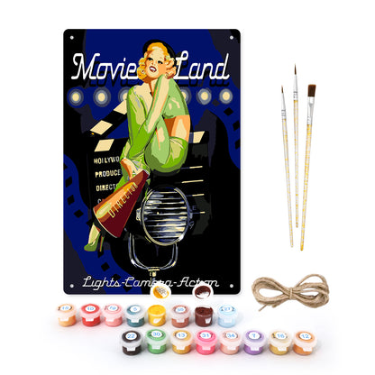 Singer - Metal Tin Sign Paint