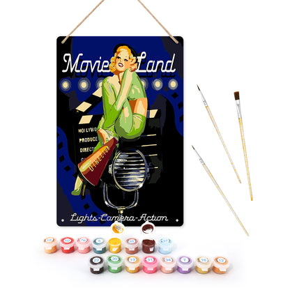 Singer - Metal Tin Sign Paint