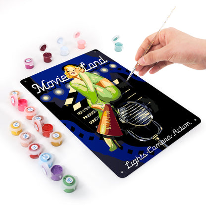 Singer - Metal Tin Sign Paint