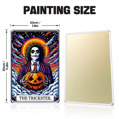 Decoration Egg Ghost - Metal Tin Sign Paint