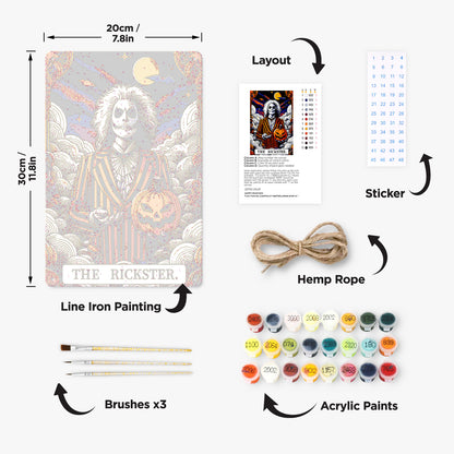 The Rickster - Metal Tin Sign Paint