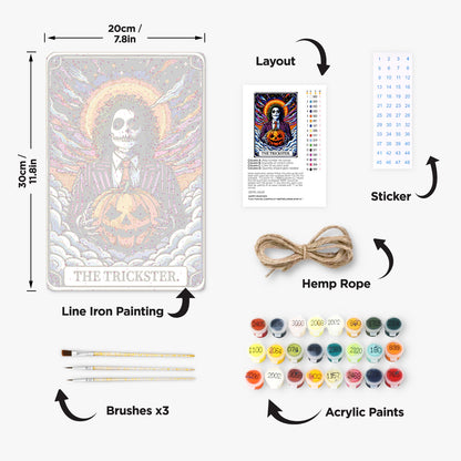 Decoration Egg Ghost - Metal Tin Sign Paint