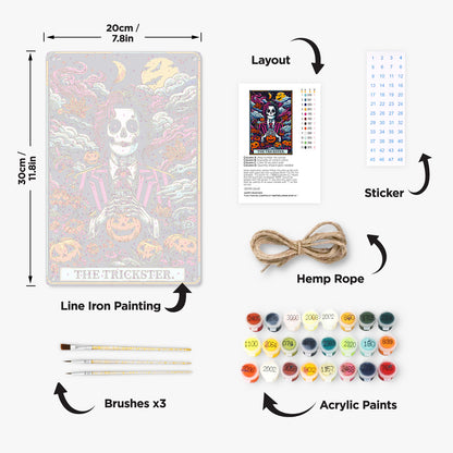 Ghost Garden - Metal Tin Sign Paint