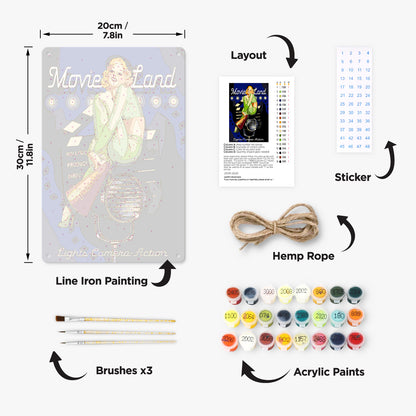 Singer - Metal Tin Sign Paint