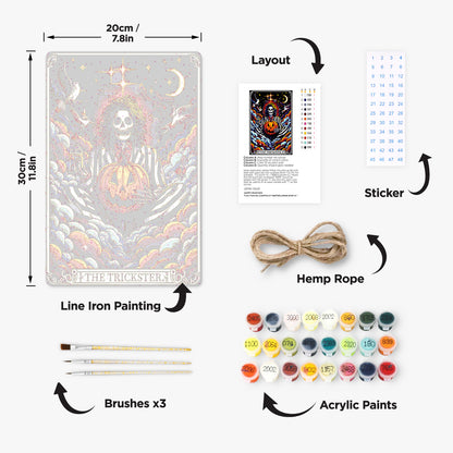 Halloween - Metal Tin Sign Paint