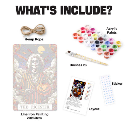 The Rickster - Metal Tin Sign Paint