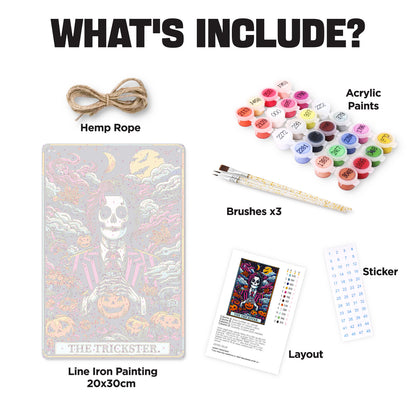 Ghost Garden - Metal Tin Sign Paint