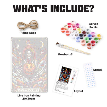 Halloween - Metal Tin Sign Paint