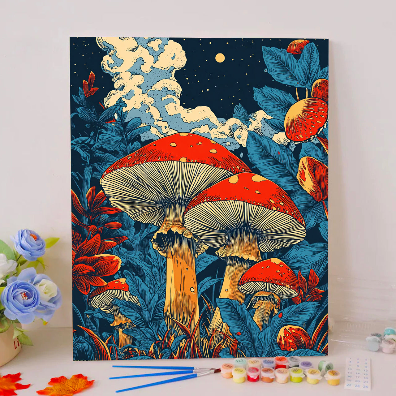 Enchanted Forest Fungi - Paint by Numbers Kits