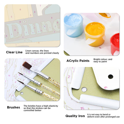 First Choice for Dinner - Metal Tin Sign Paint