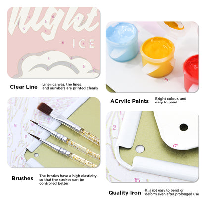 Rest and Drink Cold Beer - Metal Tin Sign Paint