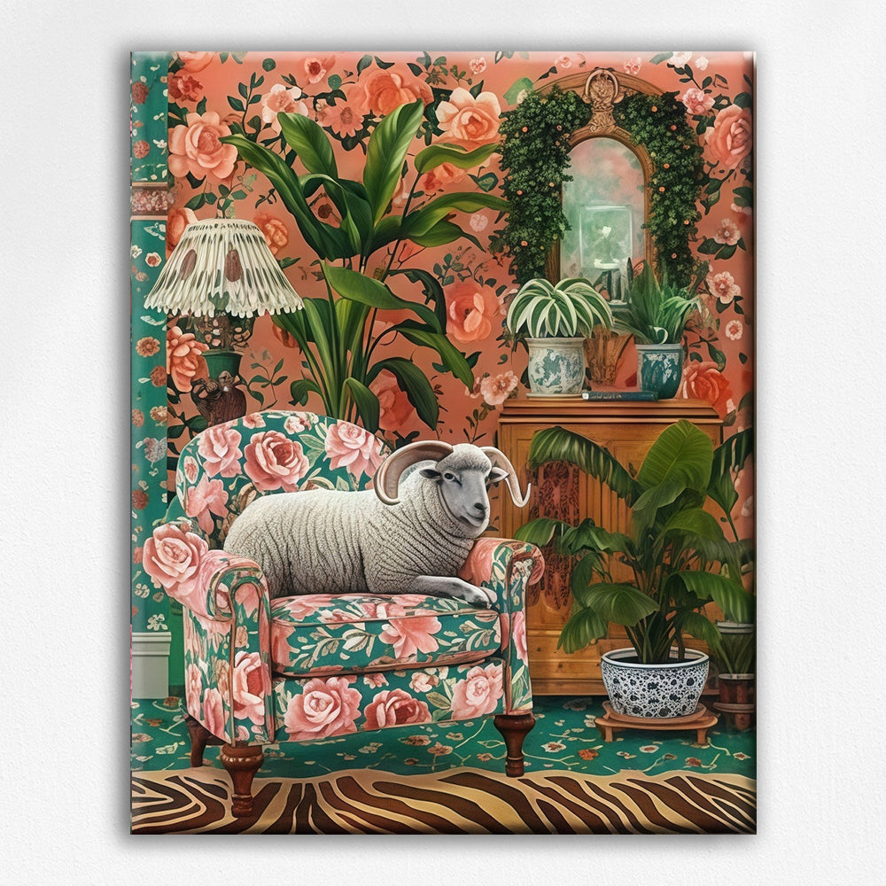 Ram’s Rosy Floral Sitting Nook