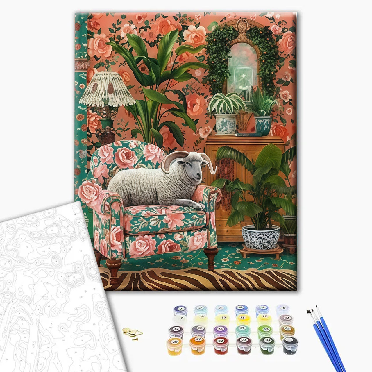 Ram’s Rosy Floral Sitting Nook