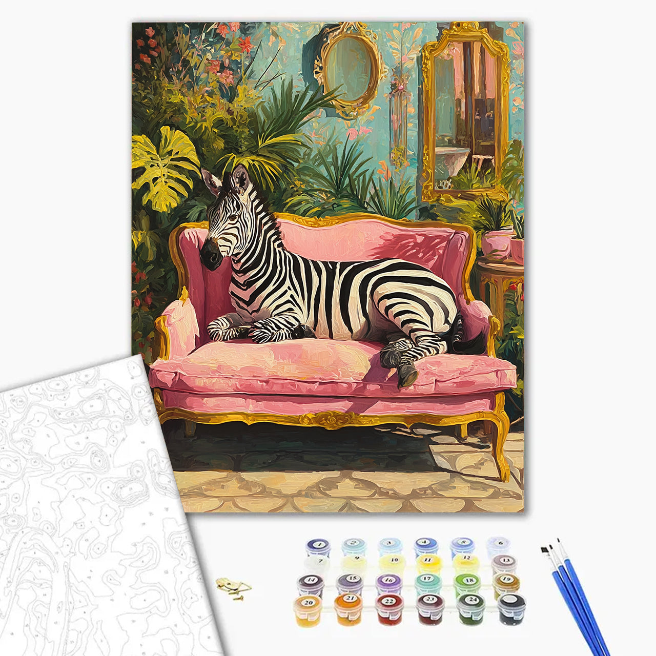 Zebra in the Gilded Menagerie