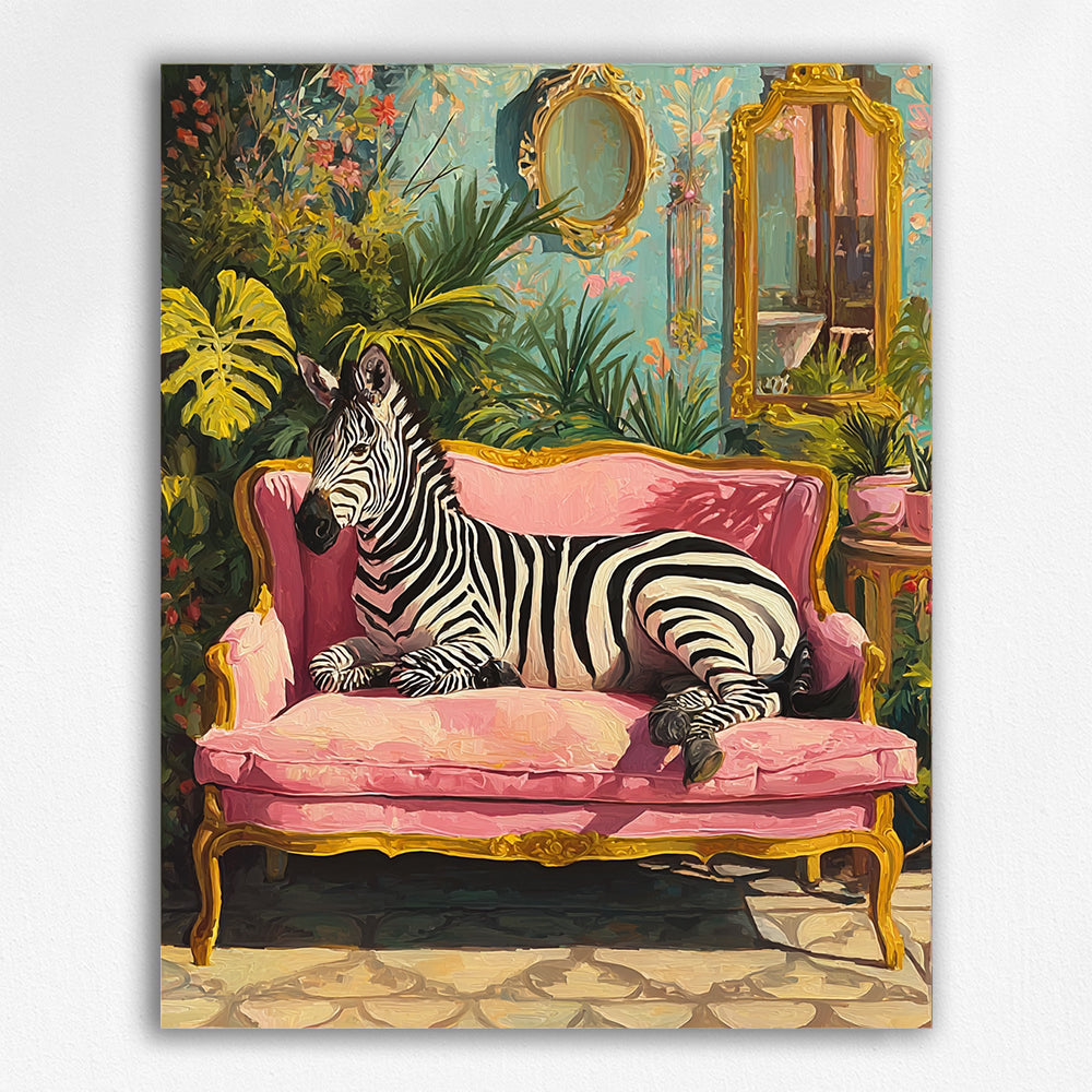 Zebra in the Gilded Menagerie