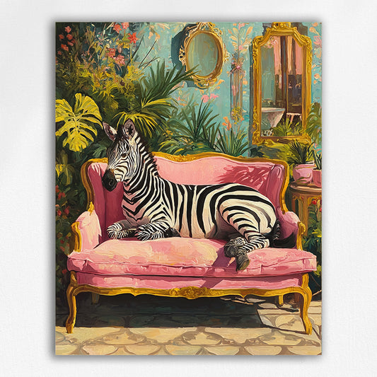 Zebra in the Gilded Menagerie