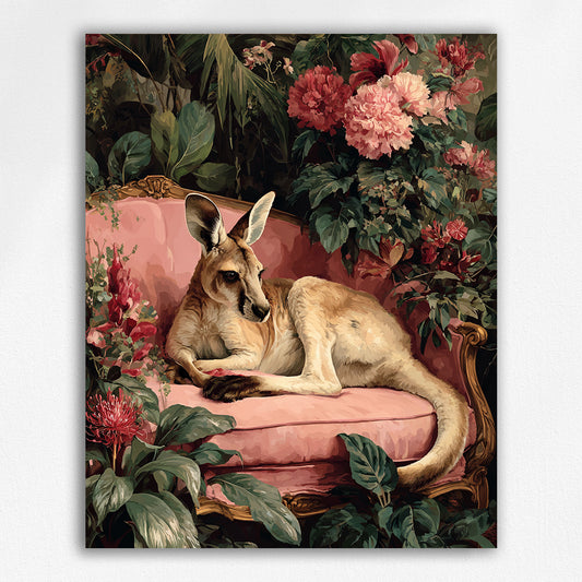 The Kangaroo in the Floral Boudoir