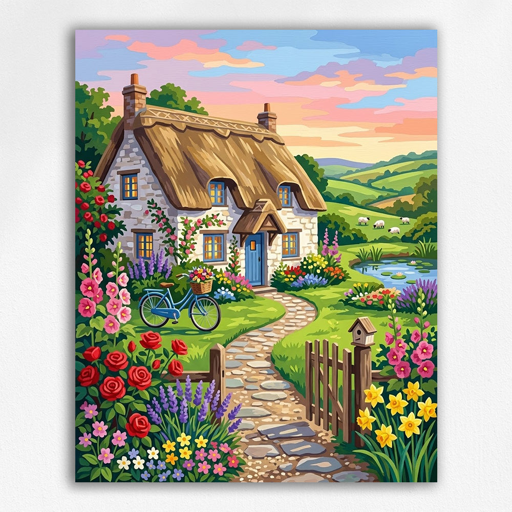 Pastoral Bicycle Ride