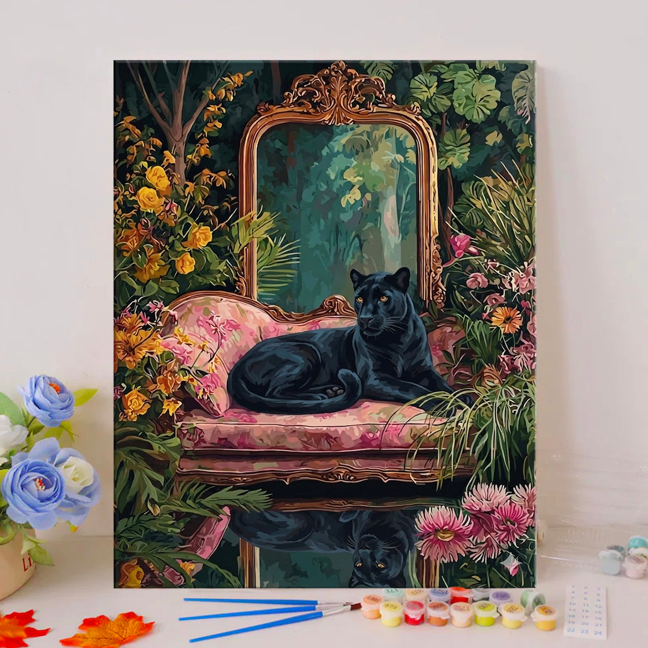 Black Panther in the Jungle