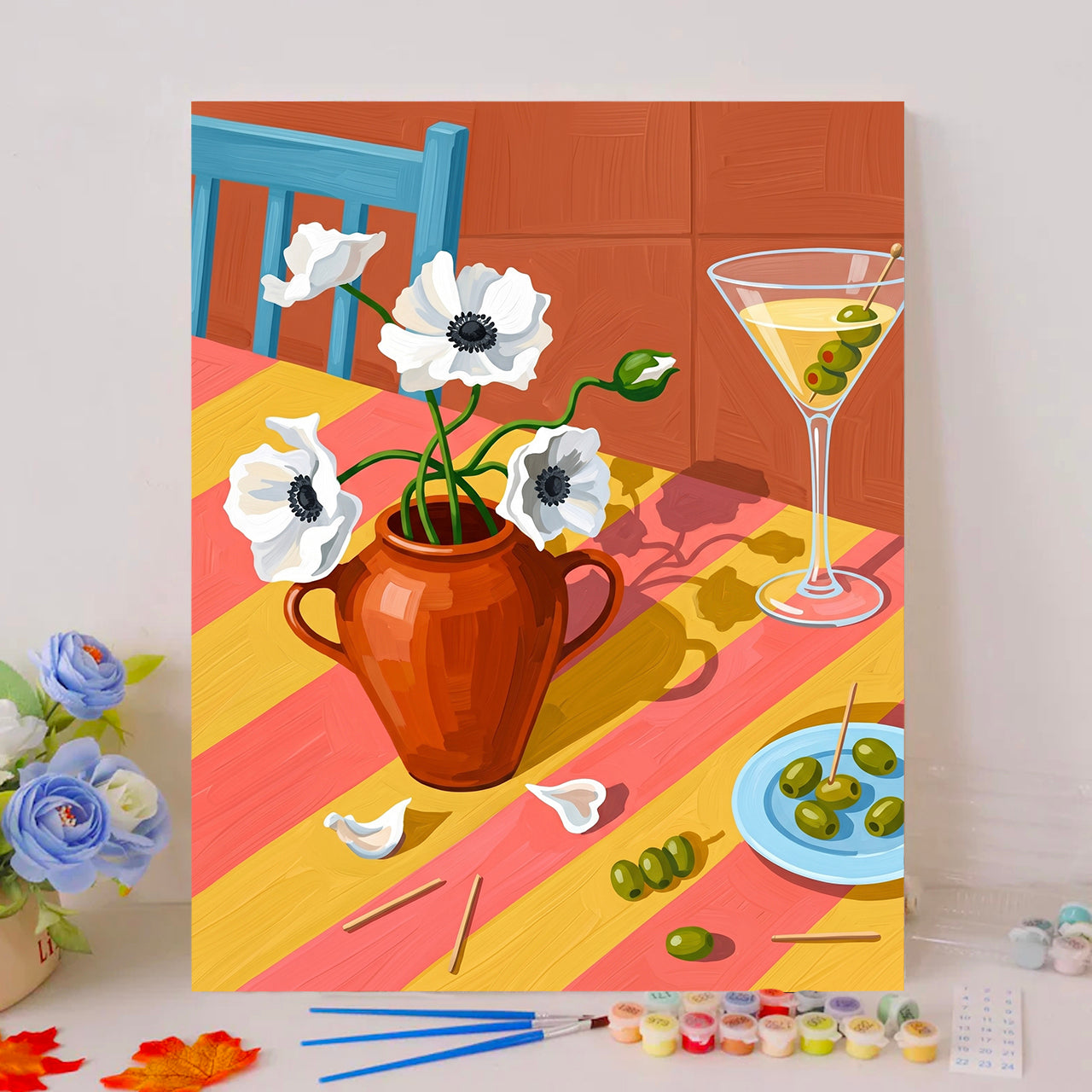 White Flowers and Martini