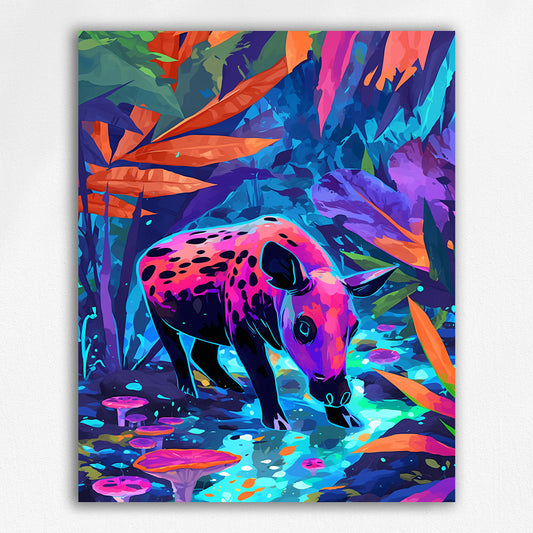 Neon Tapir Forest Stream