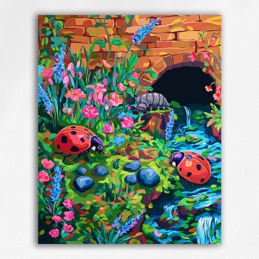 Ladybug Stream Garden