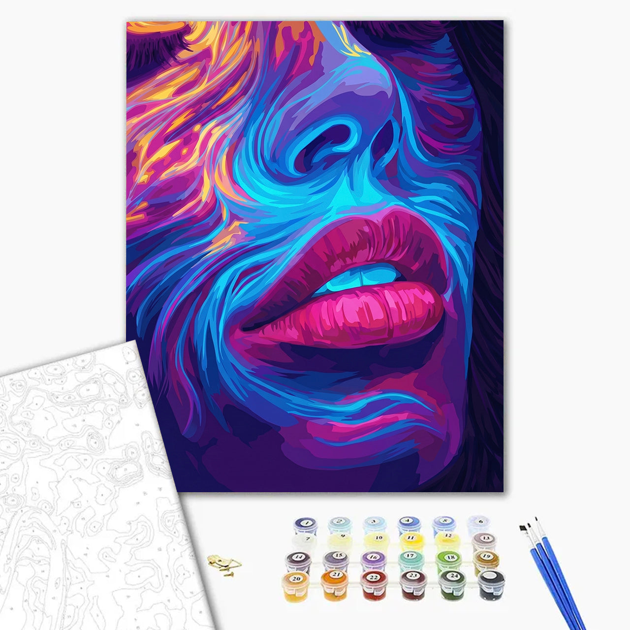 Chromatic Facial Topography