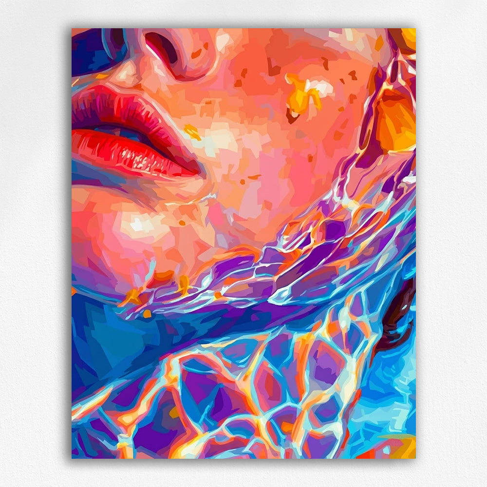 Facial Integration with Aqueous Microstructures
