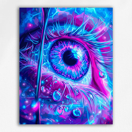 Macro Ocular Anatomy in Neon Spectrum