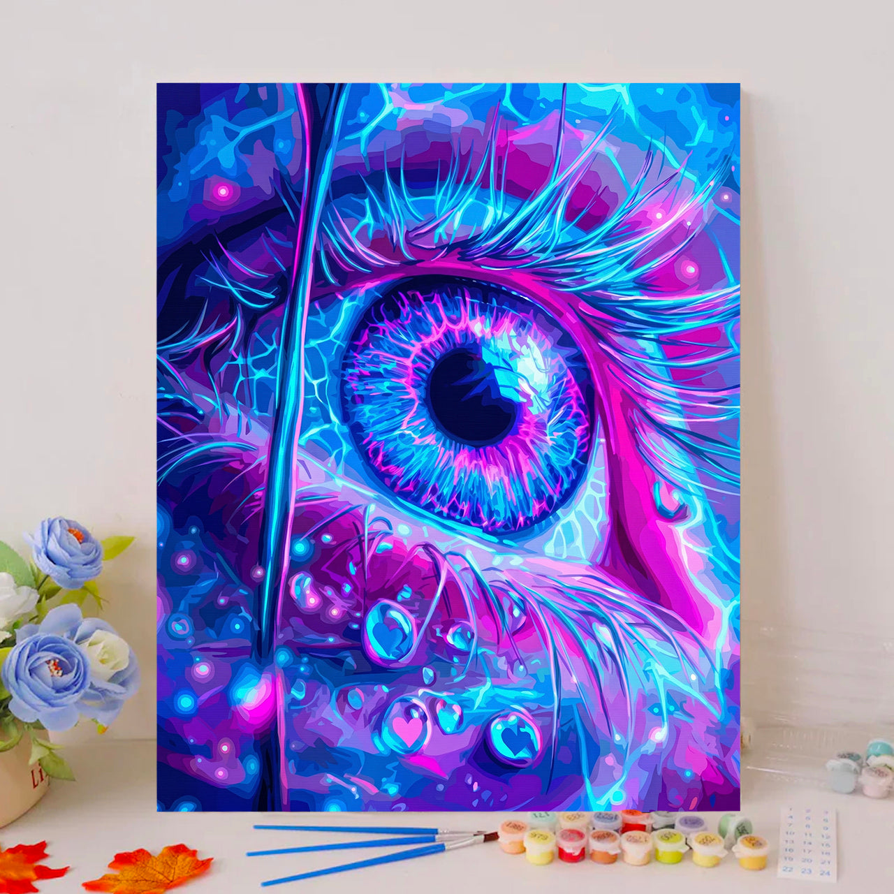 Macro Ocular Anatomy in Neon Spectrum