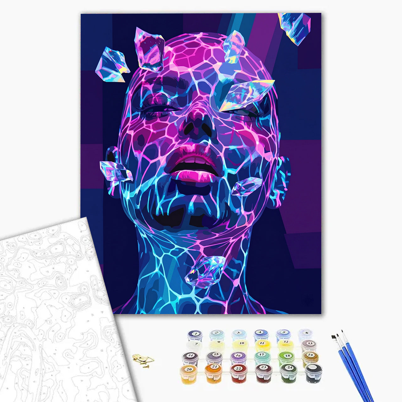 Crystalline Fragmentation of the Humanoid Form