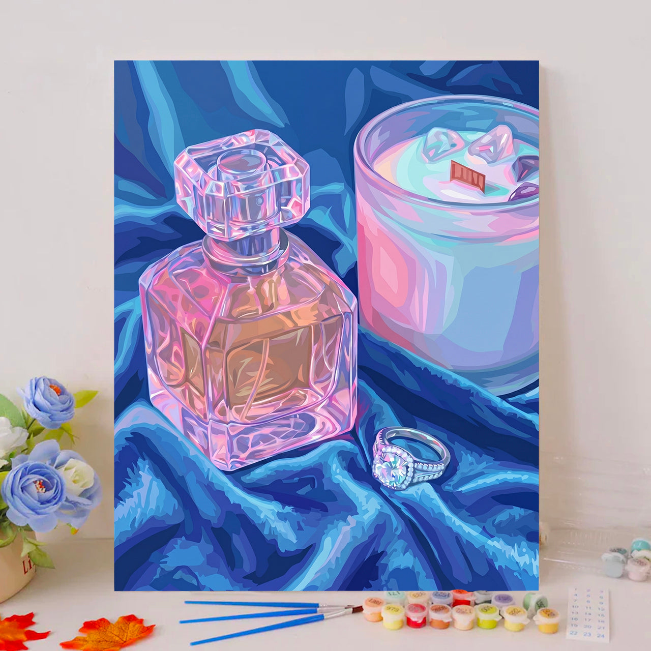 Fragrance and Jewelry on Satin