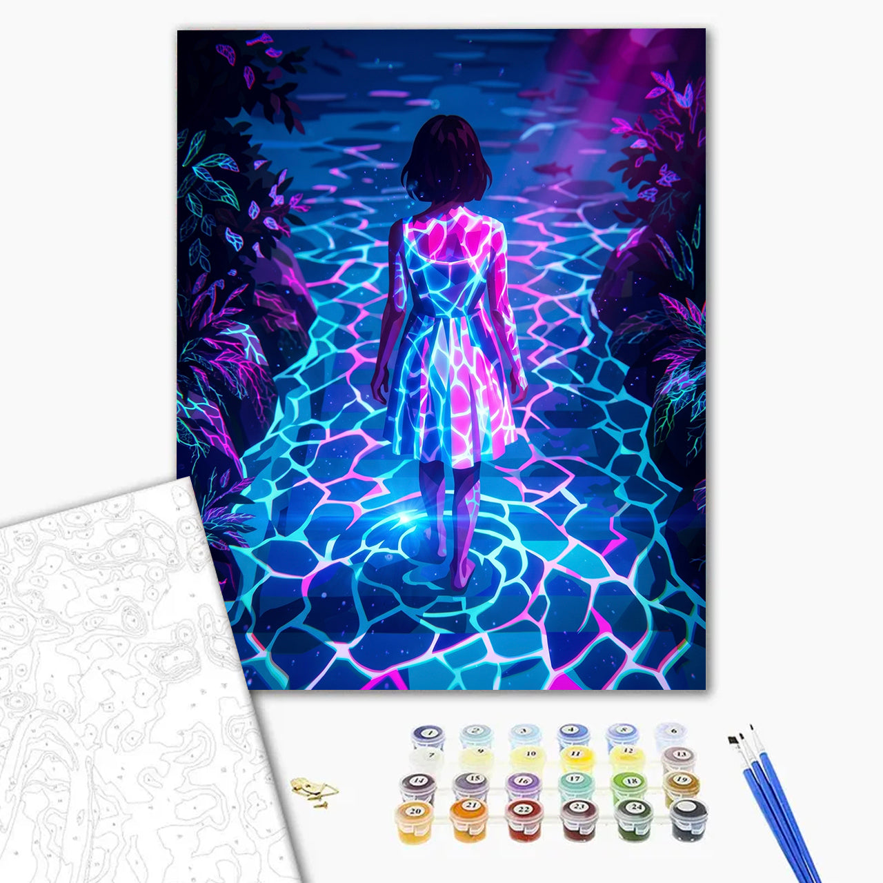 Neon ripple