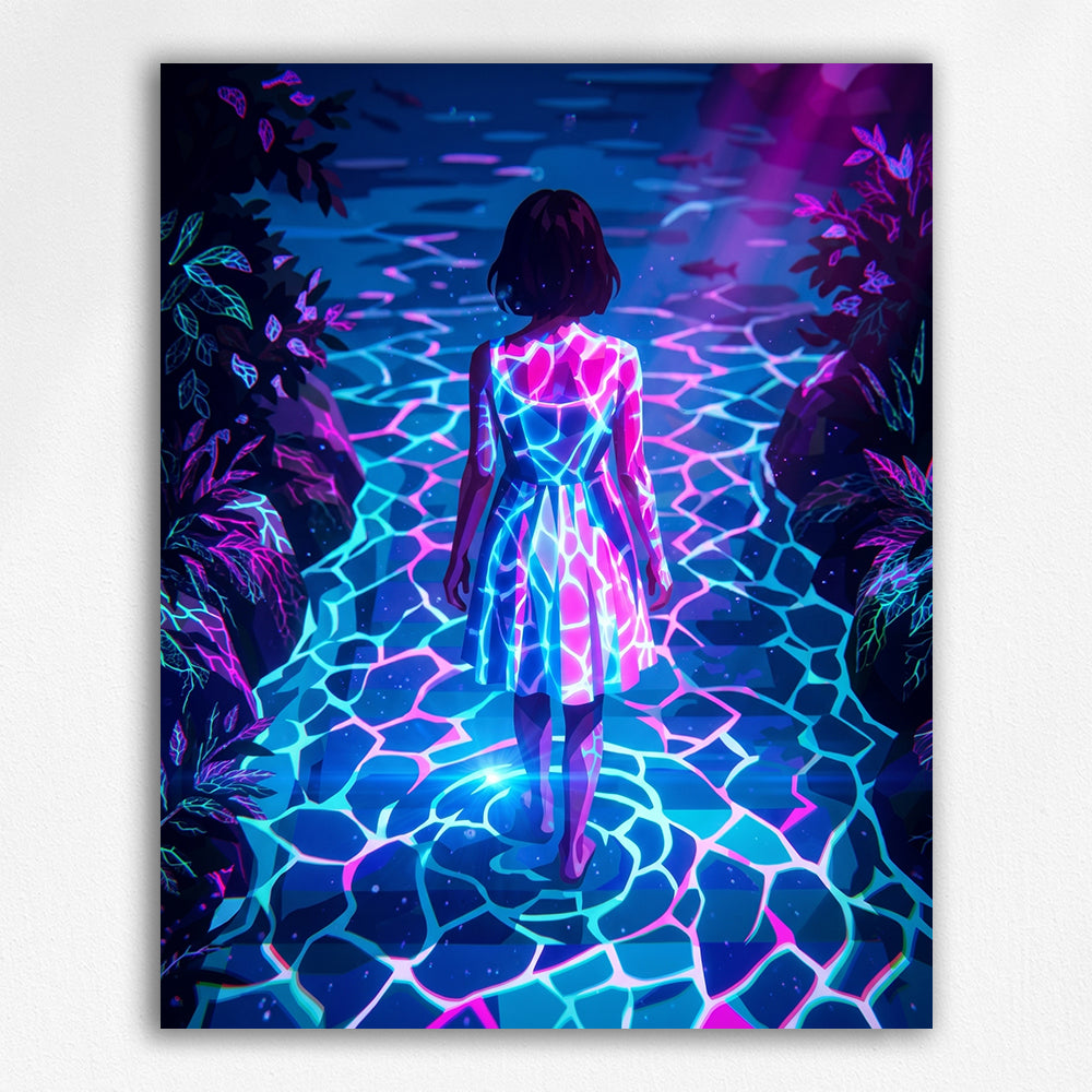 Neon ripple