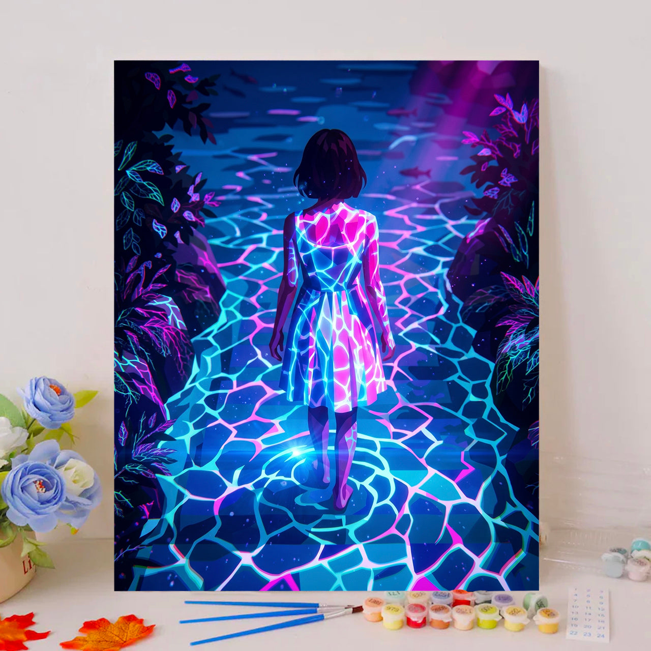 Neon ripple