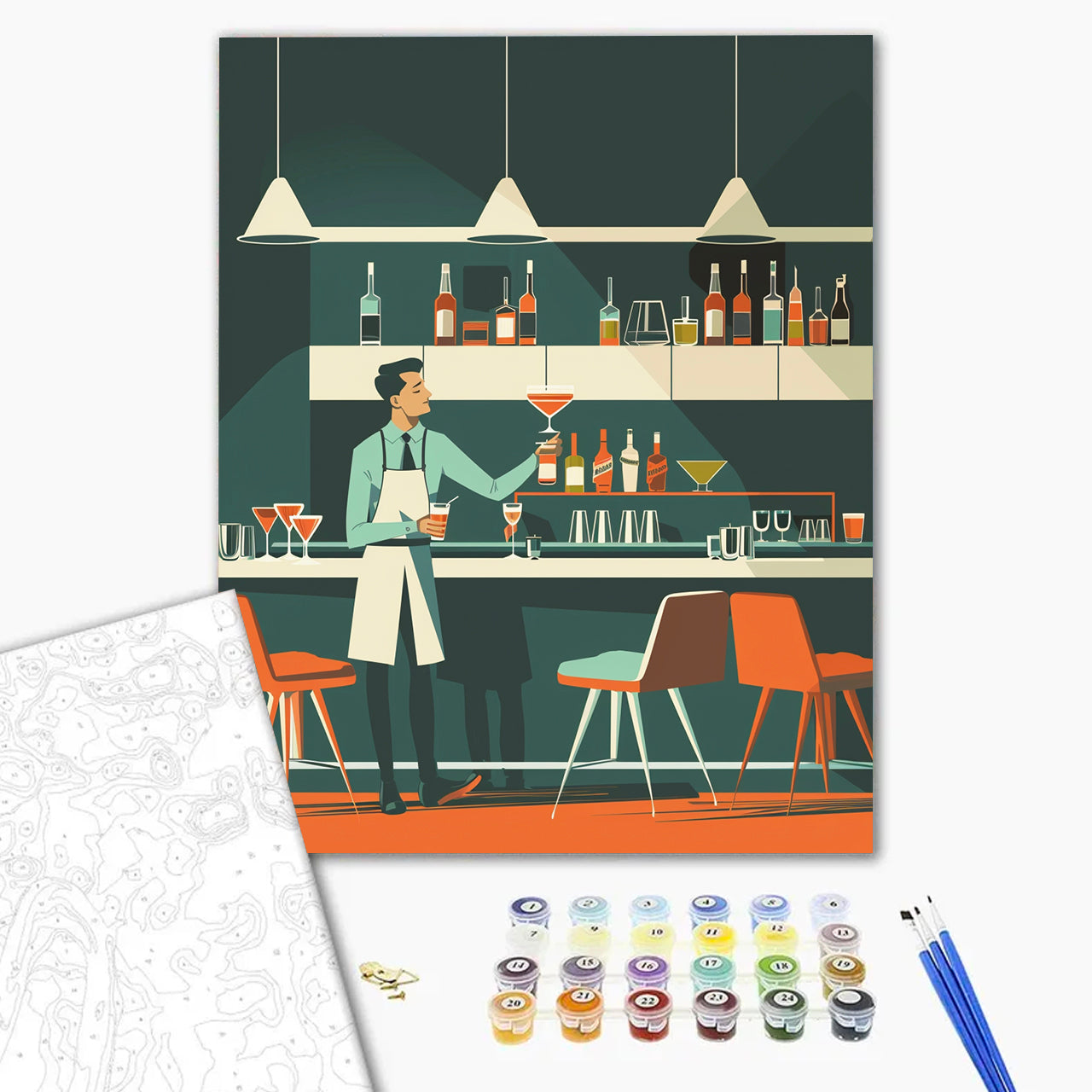Teal Counter Lounge