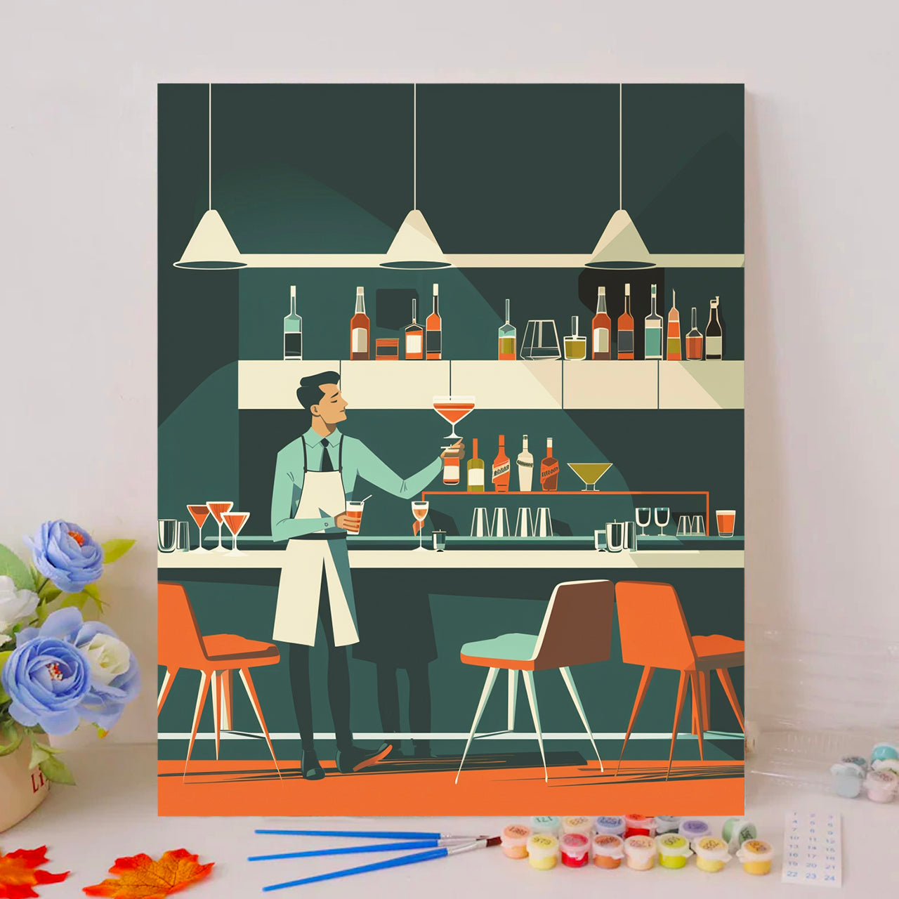 Teal Counter Lounge