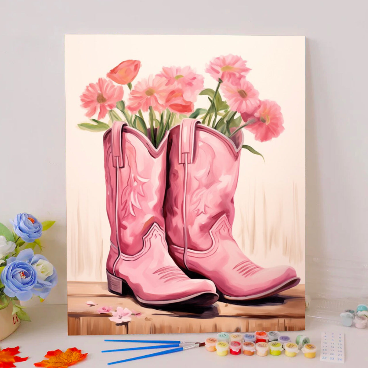 Pink Gerbera Cowgirl Vessel