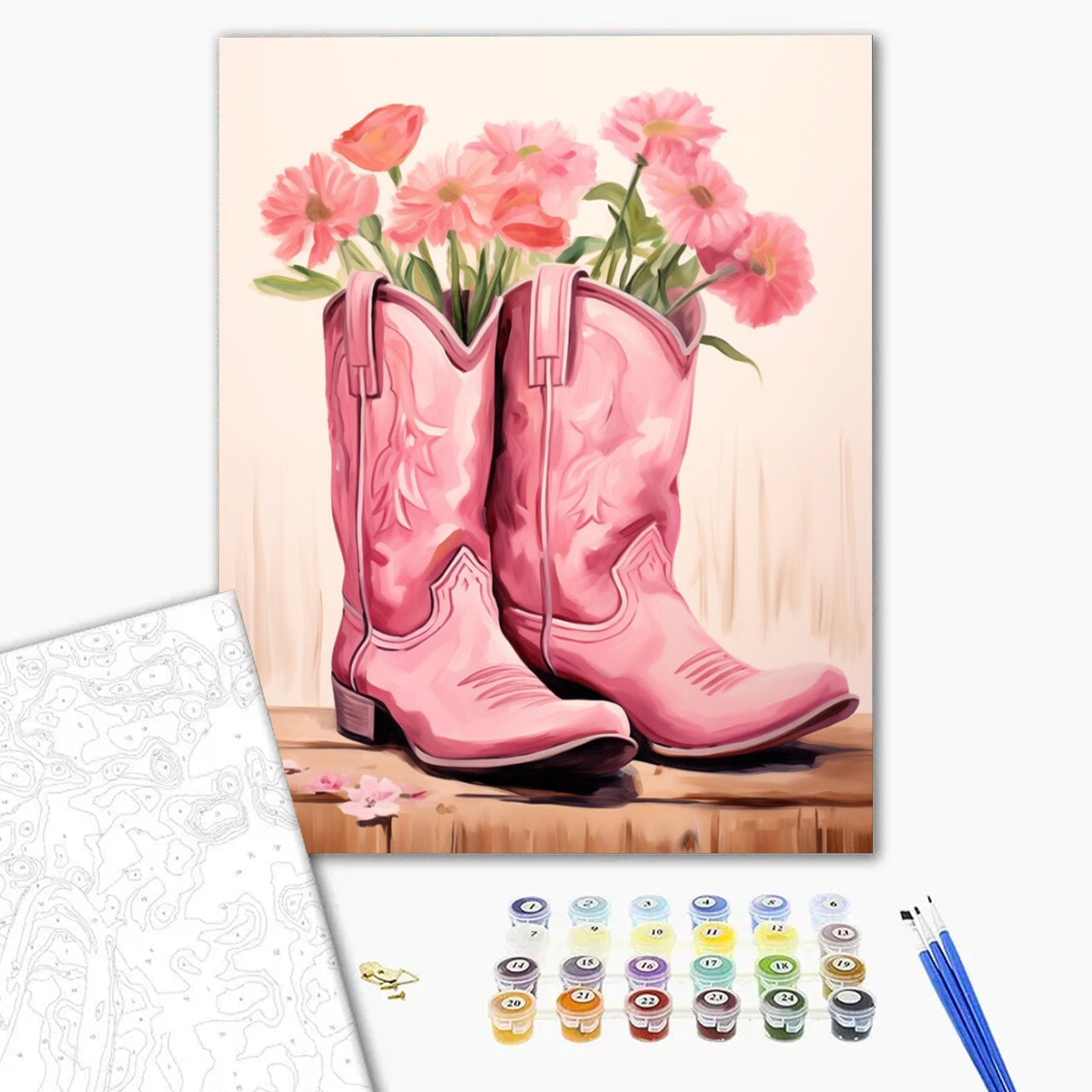 Pink Gerbera Cowgirl Vessel