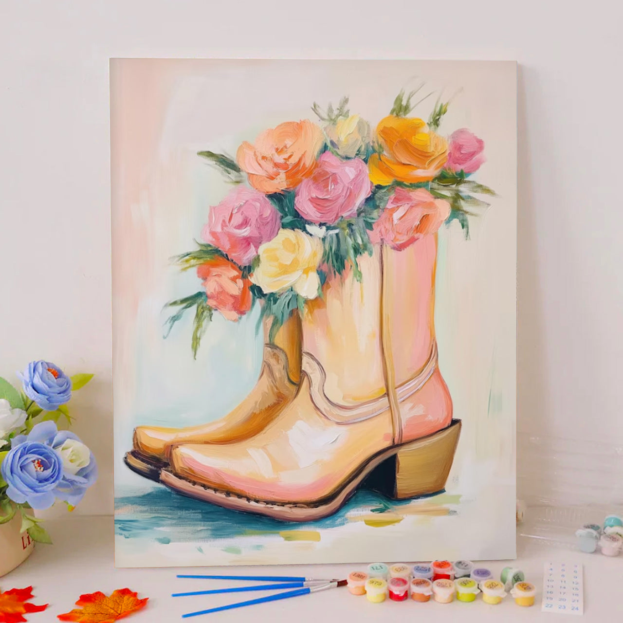 Sunset Rose Western Boots