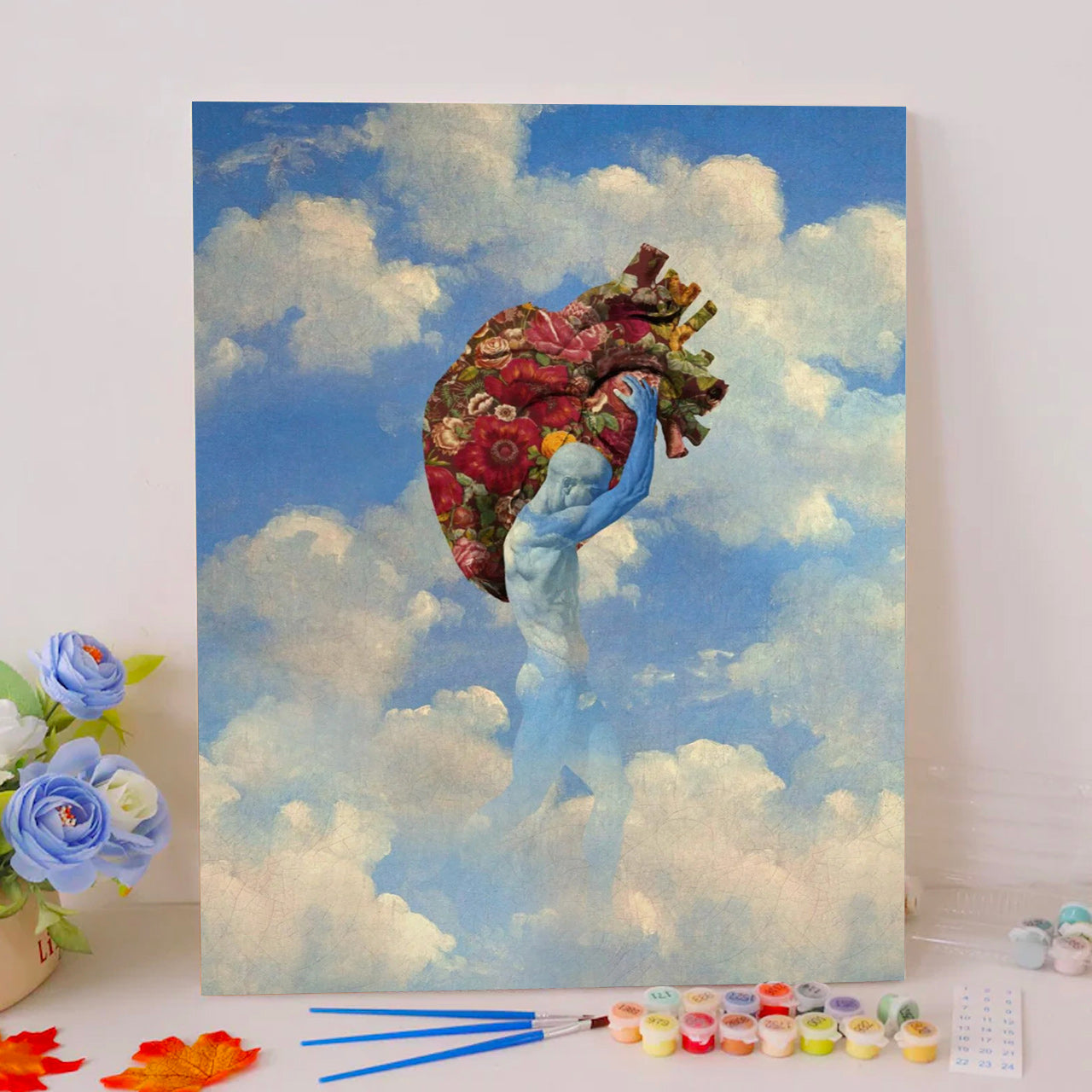 Bearing Heart In Clouds